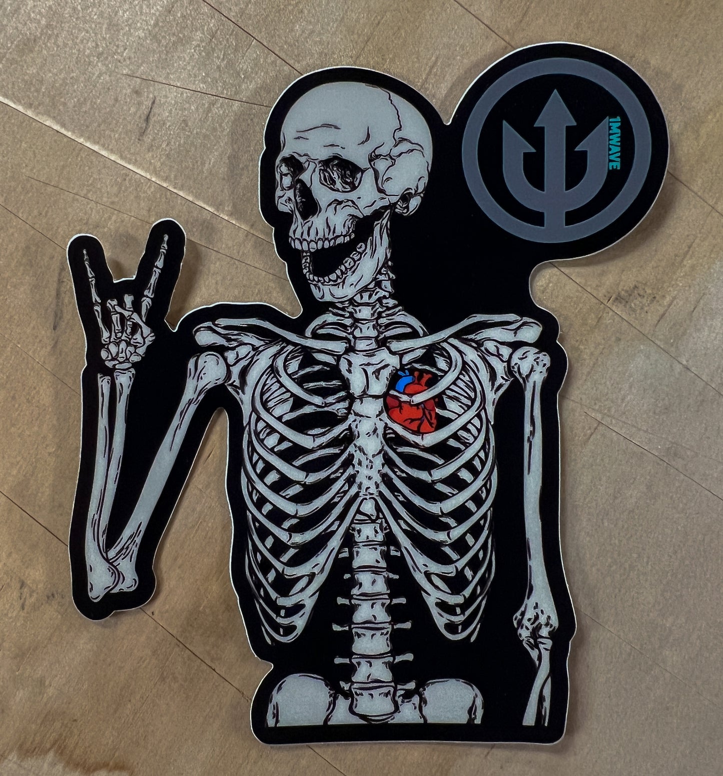 Skeleton Love sticker