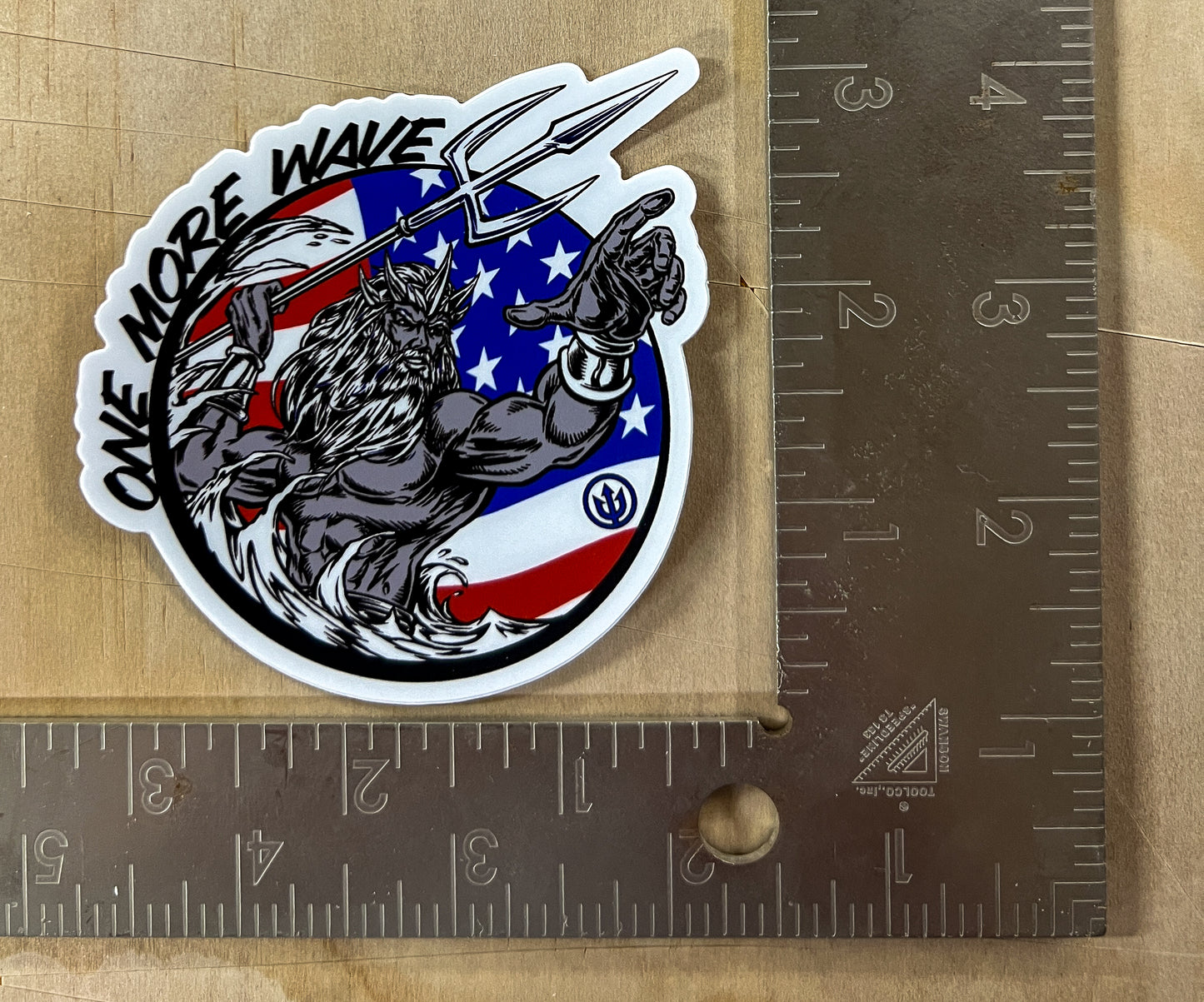 Patriotic Retro Logo Sticker