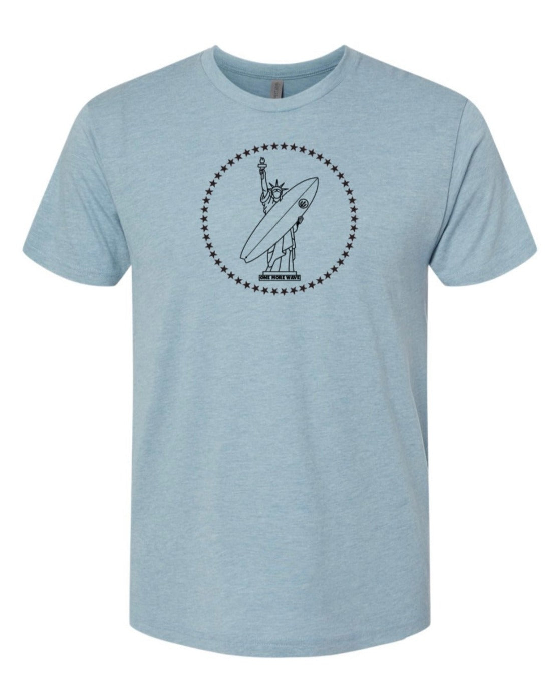 Lady Liberty Surf T-Shirt