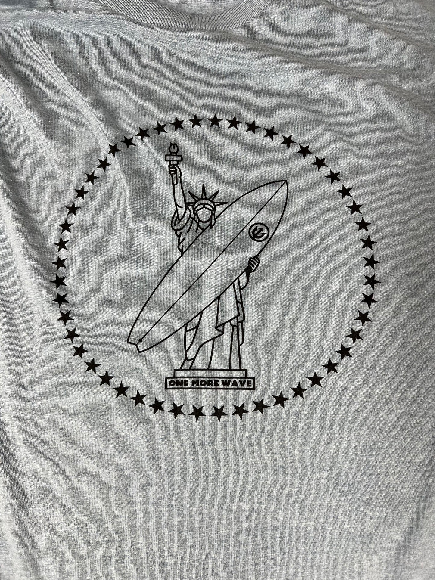Lady Liberty Surf T-Shirt