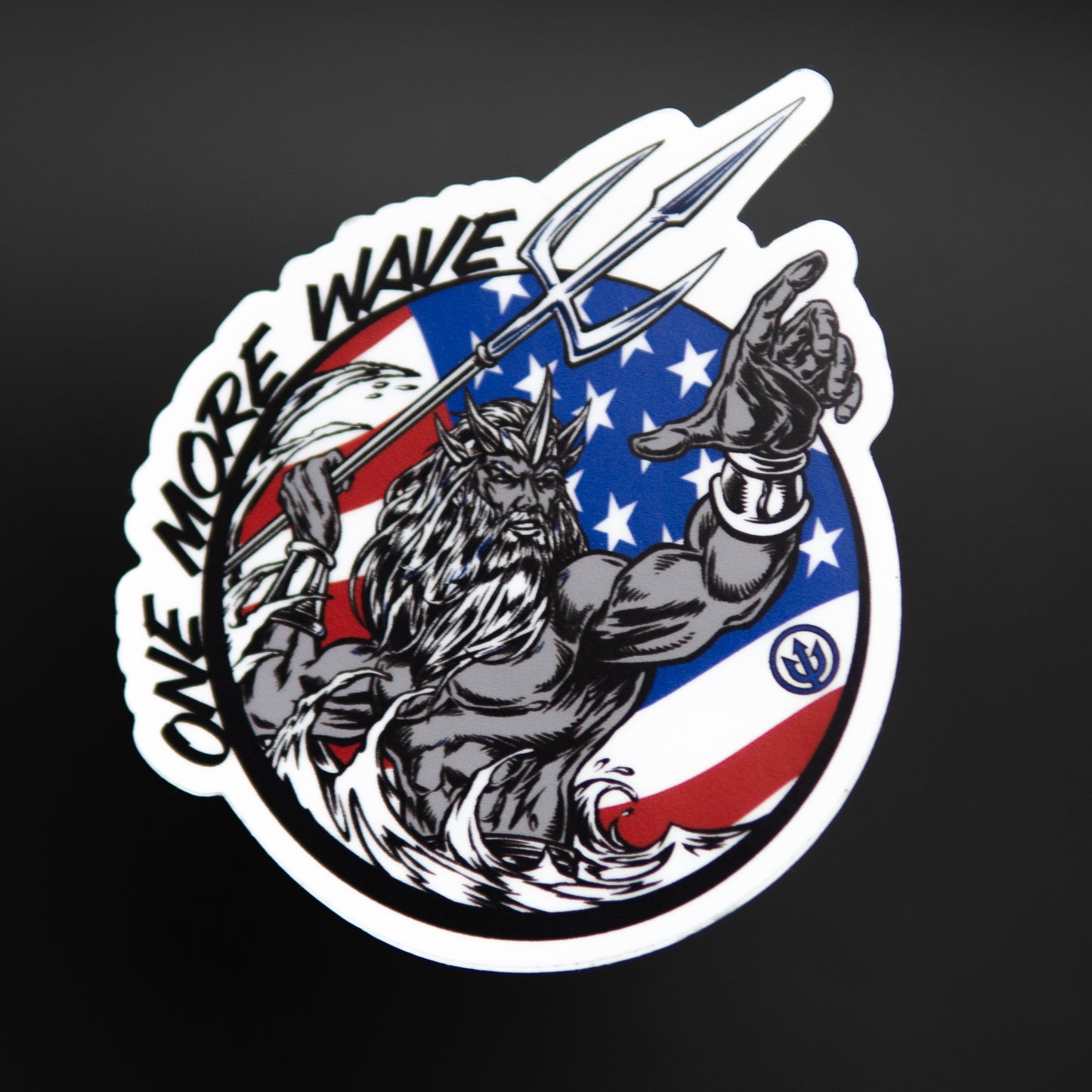 Patriotic Retro Logo Sticker